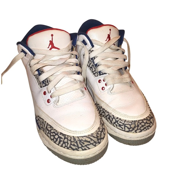 Air Jordan Other - Nike Air Jordan 3 Retro Sport Sneakers Shoes Size 6Y Boys Blue 854261-106 2016